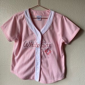 WHITE SOX WOMENS PINK mlb baseball official jersey